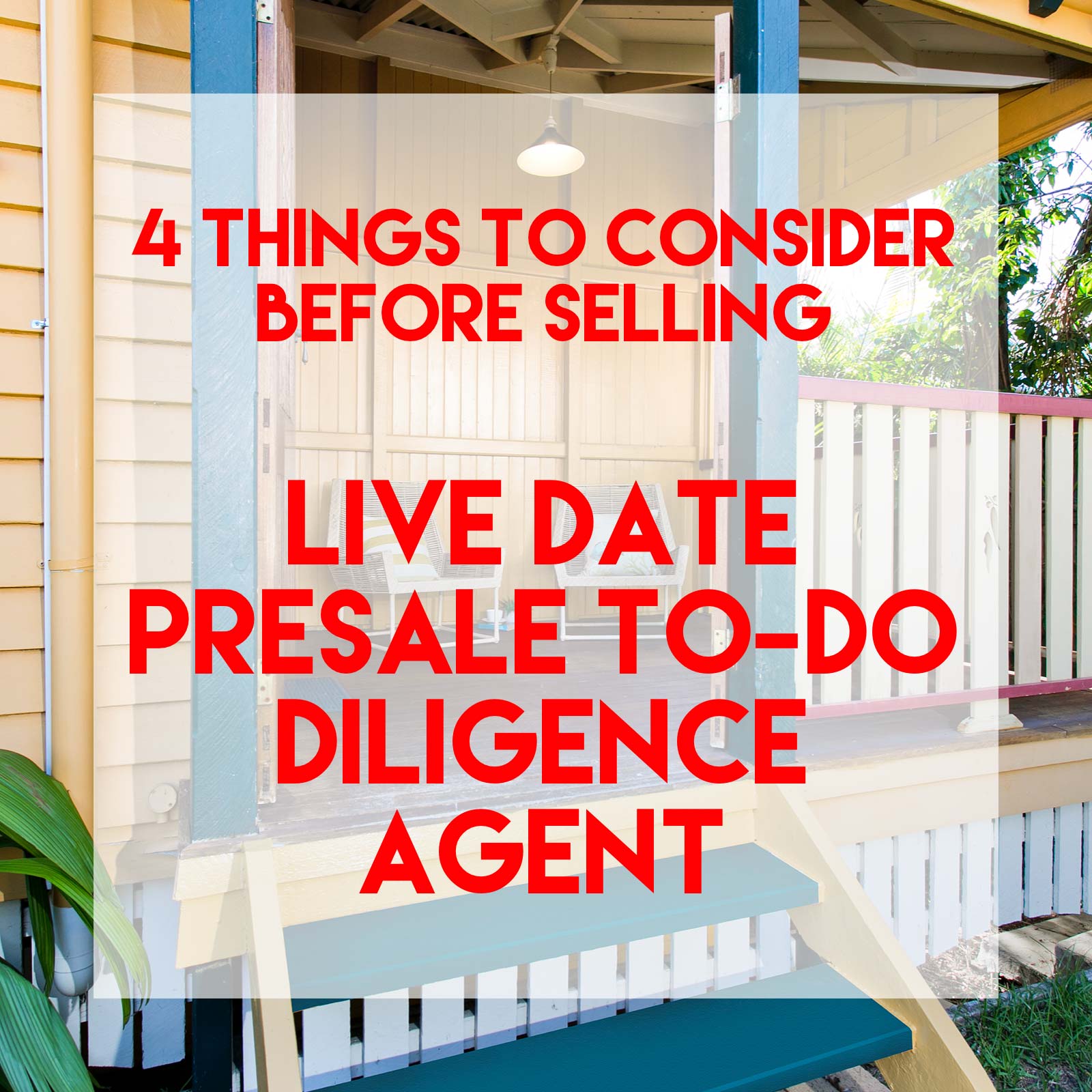4 Things to Consider Before Selling